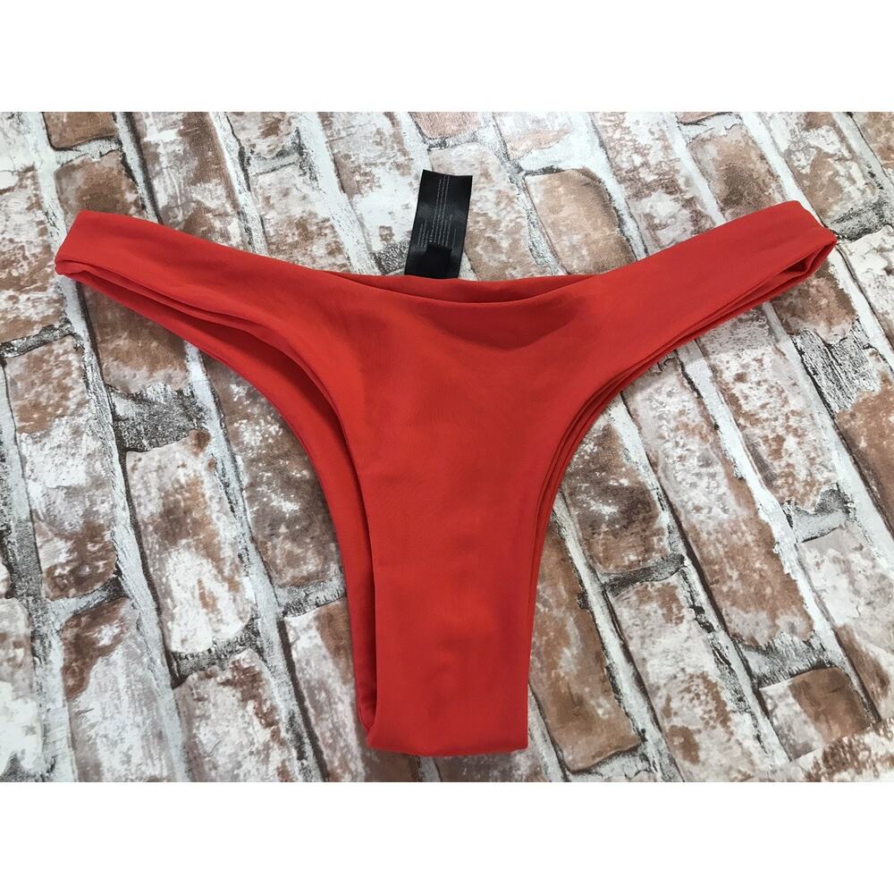 BLACKBOUGH Red Cheeky V Bottom Swim Bikini Womens Sexy Tankini Sz M
